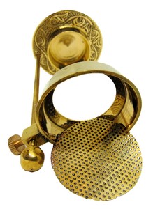 โคมไฟกลิ่นหอมทองเหลืองพรีเมี่ยมสำหรับการบำบัดด้วยกลิ่นหอมในบ้านและการทำสมาธิการออกแบบที่หรูหราความสูง11ซม. - Product Image 5