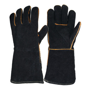 Guantes de Trabajo Personalizados Negros con Costuras Amarillas, Duraderos, para Exteriores, Invierno, Casuales, de Protección, de Secado Rápido - Product Image 2