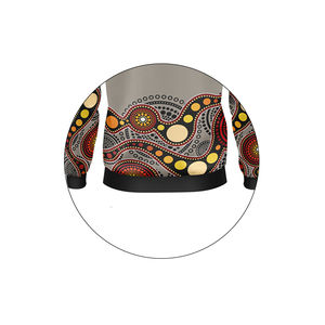 Ropa estampada a la moda, sudadera de algodón liso para hombre, último diseño, sudadera de sublimación de cuello redondo, mezcla básica de algodón - Product Image 5