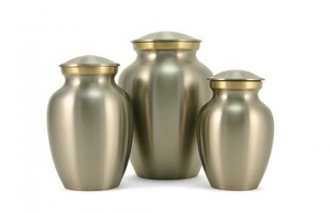 Handmade Metal Cremation Urn for Human Ashes Large Capacity Adult <b>Memorial</b> Funeral Urn - Product Image 4