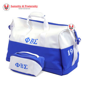 Phi Beta Sigma Fraternity Sublimated Men's Duffle <b>Bag</b> | PBS Fraternity Embroidery Men Custom Style Canvas Quilted <b>Duffel</b> <b>Bag</b> - Product Image 2