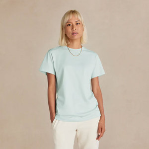 Camiseta extragrande en blanco de peso pesado 100% algodón con impresión de logotipo personalizado para mujer - Product Image 6