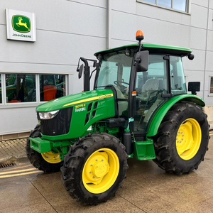Tractores agrícolas John Deere 5075E usados de 100HP con tracción en las cuatro ruedas y transmisión por engranajes en venta - Product Image 1