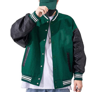 Chaqueta universitaria con letras de béisbol hecha a medida para hombre, chaqueta universitaria de lona de diseño único de lana de la mejor calidad MOQ bajo para jóvenes - Product Image 6