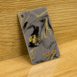 Hojas acrílicas fundidas grises FLC estampadas de 1/8 "cortadas a medida para Decoración - Product Image 1
