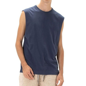 Débardeurs d'été en coton Spandex sans manches Gym Muscle Vest Anti-England Logo Print Casual Bodybuilding Clothing OEM for Gym - Product Image 1