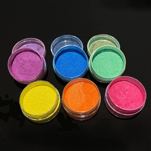 Teinture fluorescente UV bleue, rouge, verte, peinture luminescente UV, poudre de mica pour encre de sécurité invisible UV - Product Image 1