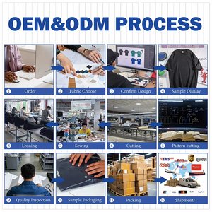 Ensemble de survêtement vintage streetwear pour homme, en coton 100% respirant, teint en pièce, avec patchwork et effet usé, ODM personnalisé - Product Image 5