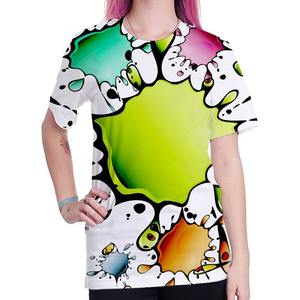 เสื้อยืดแขนสั้นแบบสวมหัวของผู้ชายเสื้อยืดพิมพ์ซับลิเมชันทำจากผ้าฝ้ายเส้นใยไม้ไผ่ - Product Image 3