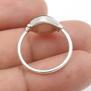 Natural <b>Labradorite</b> Gemstone 925 Sterling Silver Bezel Cushion Shape Artisan <b>Ring</b> Custom Order Design Boho Jewelry Manufacturer - Product Image 5