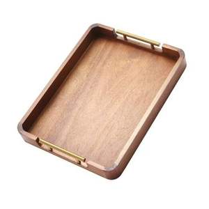 Bandejas de Madera Duraderas y Ecológicas con Asas para Bares, Cafeterías o Uso Doméstico, Vajilla Perfecta - Product Image 5