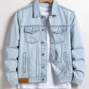 Vestes Denim Hiver Vintage pour Homme Bouton Avant 100% Coton Tendance Eco-Friendly 2025 Styles - Product Image 1