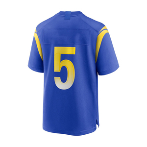 Uniforme de Fútbol Americano Unisex de Alta Calidad, 100% Poliéster, Personalizado, Manga Corta, Nuevo, Cómodo, Estilo Adulto, Liso - Product Image 4