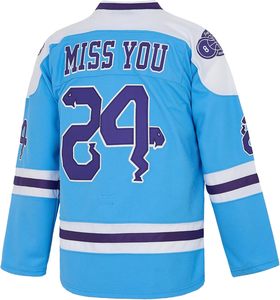 24 Mens Snakeskin Hip Hop Sport Shirt Servicio OEM personalizado para adultos Legend Ice Hockey Jersey Set Ropa deportiva - Product Image 5