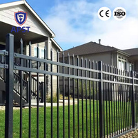 Puerta de Acero Galvanizado Ecológica Moderna Sitong y Panel de Hierro Forjado Tubular