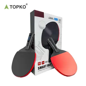 TOPKO taşınabilir akıllı masa tenisi raketi açık spor için polimer pil 450mAh yüksek kaliteli eğitim masası tenis raketi