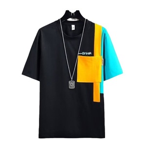 เสื้อยืดแฟชั่นแบรนด์ดัง สไตล์ลำลอง ใส่ได้ทุกวัน สำหรับหนุ่มๆ  ทรงเรียบง่าย ดูดี มีสไตล์ แขนสั้น ระบายอากาศ แห้งเร็ว - Product Image 4