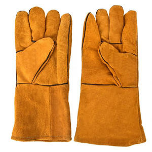 Gants de soudure en cuir de haute qualité, sur mesure, pour la protection des mains, la sécurité industrielle et le travail, pour hommes - Product Image 1