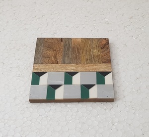 Posavasos de madera de acacia de calidad estándar gratuitos para el hogar, hoteles y restaurantes, alfombrillas y almohadillas de colores de madera natural - Product Image 4