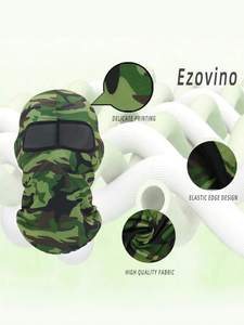 Masque de cagoule camouflage de haute qualité, doublure de casque de ski extensible et respirante avec logo personnalisé, couverture intégrale unisexe - Product Image 4