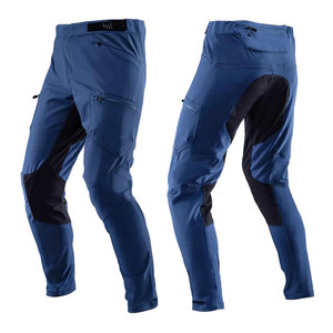 Pantalones MTB para hombre teñidos lisos personalizados de color único/pantalones MTB elásticos con diseño de cierre personalizado para hombre - Product Image 1