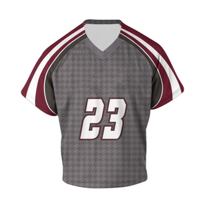 Maillot de lacrosse unisexe professionnel 2025 en polyester imprimé, service OEM, antibactérien, séchage rapide - Product Image 1