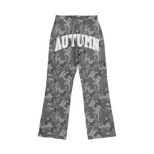 Top Quality Printed Sweatsuits Two Pieces Fleece Tracksuit Set <b>Oversized</b> Distressed Vintage Flared <b>Sweatpants</b> Suits - Product Image 5
