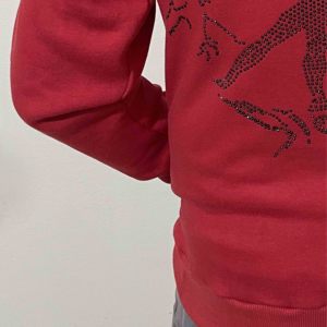 Sweat-shirts pour hommes en coton 100% personnalisés OEM avec impression numérique, tissu polaire, fermeture éclair d'hiver et design en relief - Product Image 5