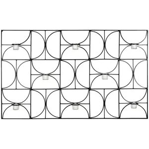 Portavelas de pared de Metal de estilo contemporáneo de diseño único Premium, última llegada, portavelas montado en la pared en pantalla de vidrio - Product Image 4