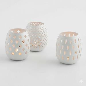 เชิงเทียนโลหะสีทองลายจุดสไตล์โมเดิร์น สำหรับตกแต่งบ้านและงานแต่งงาน ขายส่งจากผู้ผลิต - Product Image 2