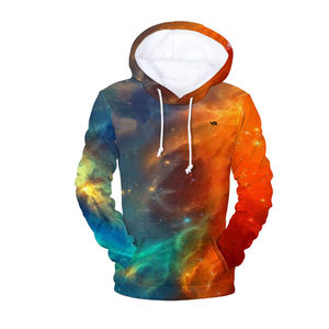 Alta calidad logotipo personalizado pulóver cálido Sudadera con capucha de gran tamaño de tela de poliéster hombres de impresión Sudadera con capucha al por mayor - Product Image 4