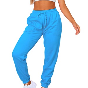 Wholesale Custom Ladies Jogger Pants Polyester Cotton <b>Blend</b> Breathable Eco-Friendly All Seasons Casual Jogger Pants 2027 - Product Image 3