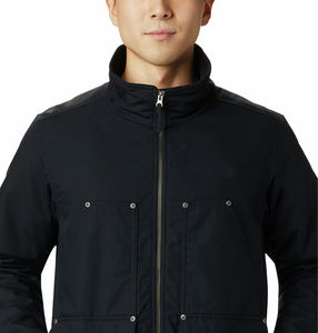 Veste d'hiver en toile à capuche pour homme de haute qualité, imperméable et coupe-vent, pour le sport et le fitness, logo personnalisé sur le devant, personnalisable - Product Image 4