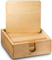 Custom Round and Square <b>Coasters</b> 6Pcs/Lot Creative <b>Drink</b> <b>Coasters</b> Set Customized Exquisite Luxury Slate <b>Coasters</b> at Best Rates - Product Image 3