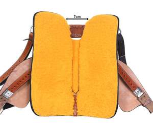 Sillín de caballo occidental de cuero marrón de primera calidad superventas con asiento duro para montar a caballo a un precio asequible - Product Image 2