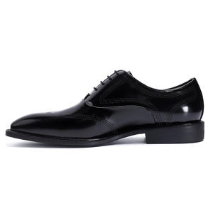 Chaussures Oxford en cuir pour homme, classiques, formelles, à lacets, résistantes à l'usure, chaussures habillées - Product Image 4
