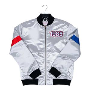 Hombres Ropa Personalizada Cómoda Satén Bomber Varsity Chaqueta - Product Image 2