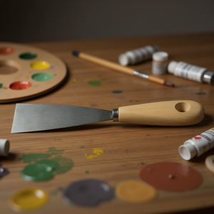 Spatule de peintre ovale plate B.100mm – Catégorie de produits : Pinceaux - Product Image 3