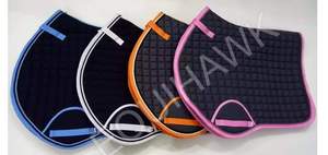 Almohadilla de silla de montar personalizada para equitación, de algodón, con forro de gofre, transpirable, se aceptan diseños acolchados personalizados. - Product Image 5