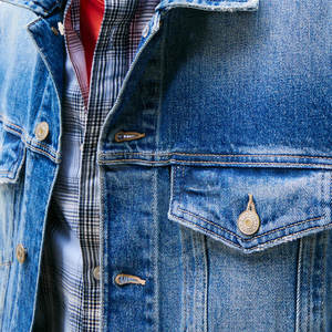 Veste en jean unisexe fabrication pakistanaise veste en jean unisexe de couleur personnalisée veste en jean avec logo personnalisé - Product Image 6