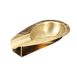 Cenicero de Madera y Latón de Primera Calidad con Forma Cuadrada para Cigarrillos y Cigarros - Product Image 6