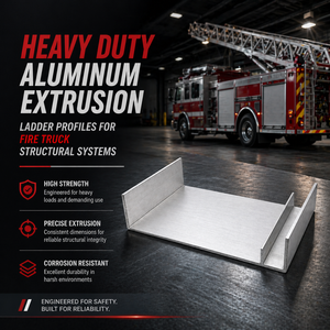 Profils d'escalier en aluminium extrudé haute résistance pour systèmes structurels de camions de pompiers - Product Image 3