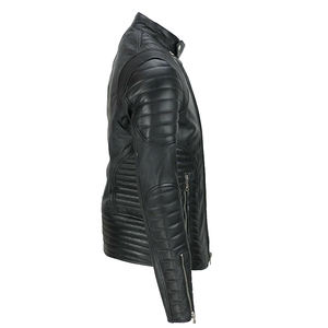 Nouvelle arrivée Veste en cuir pour homme Logo personnalisé Haute qualité Traitement professionnel Vente en gros Prix bas Veste tendance pour homme - Product Image 3