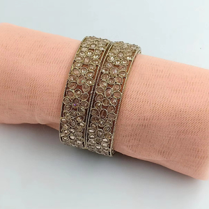 Brazaletes de latón tradicionales y de moda india, brazaletes de boda para mujeres y niñas - Product Image 1