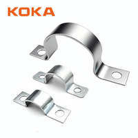 Colliers de serrage pour tuyaux de fabricant, taille personnalisée, HDG, plaqués zinc, type U, colliers de serrage pour tuyaux