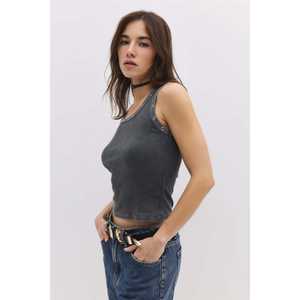 Blusa Casual con Manga Corta y Logotipo Frontal 100% Algodón - Product Image 2