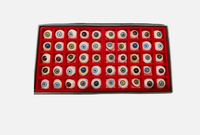 Œil Prothétique Humain Vintage 50 Pièces, Différentes Teintes, Verre Antique, Artificiel...