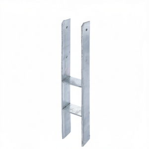 เหล็กชุบสังกะสีแบบจุ่มร้อน GAH เสา H รุ่น ETA-10/0210 ขนาด 81x300x600x60 มม. เหล็กดิบ สำหรับรั้ว โครงเหล็ก และประตู - Product Image 3