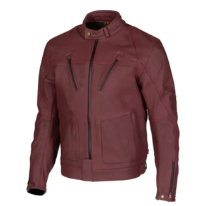 Chaqueta de motocicleta de cuero genuino Premium Protección CE de cuerpo completo Transpirable y a prueba de viento Características de talla grande - Product Image 2