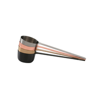 Cuillère doseuse à café en acier inoxydable de qualité alimentaire, capacité 12-15g, volume 40ml, design contemporain